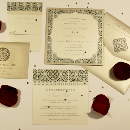 Tiles Wedding Invitation