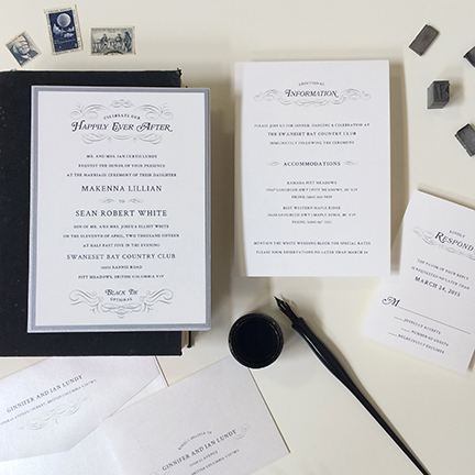 Happily Ever After Wedding Invitation